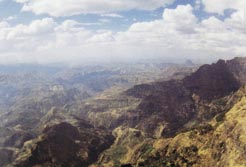 Hochgebirge, Afrika, Äthiopien: Abessinisches Hochland bis Wüste Danakil - Semienberge